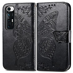 Leather Case Stands Butterfly Flip Cover Holder for Xiaomi Mi 10S 5G Black