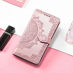 Leather Case Stands Fashionable Pattern Flip Cover H06 Holder for Apple iPhone 13 Rose Gold