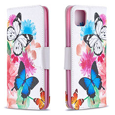 Leather Case Stands Fashionable Pattern Flip Cover Holder B01F for Realme C11 (2021) Colorful