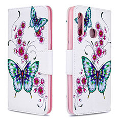 Leather Case Stands Fashionable Pattern Flip Cover Holder B03F for Samsung Galaxy A70E Colorful