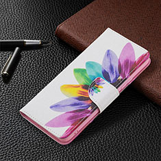 Leather Case Stands Fashionable Pattern Flip Cover Holder BF4 for Xiaomi Redmi Note 10 Pro 4G Mixed