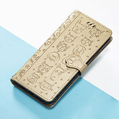 Leather Case Stands Fashionable Pattern Flip Cover Holder S05D for Huawei Enjoy 50 Gold