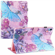 Leather Case Stands Fashionable Pattern Flip Cover Holder Y01B for Apple iPad 10.9 (2022) Mixed