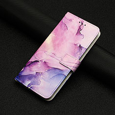 Leather Case Stands Fashionable Pattern Flip Cover Holder Y01X for Xiaomi Mi 13 Pro 5G Purple