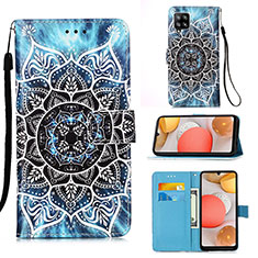 Leather Case Stands Fashionable Pattern Flip Cover Holder Y02B for Samsung Galaxy A42 5G Mixed