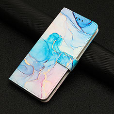 Leather Case Stands Fashionable Pattern Flip Cover Holder Y02X for Google Pixel 7 5G Sky Blue