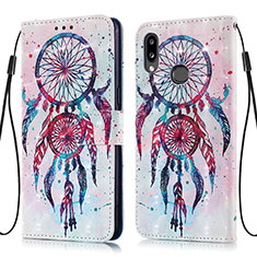 Leather Case Stands Fashionable Pattern Flip Cover Holder Y03B for Samsung Galaxy A10s Mixed