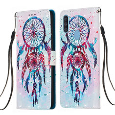 Leather Case Stands Fashionable Pattern Flip Cover Holder Y03B for Samsung Galaxy A11 Mixed