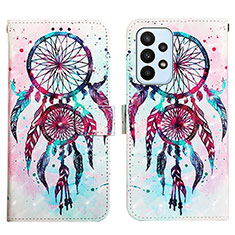 Leather Case Stands Fashionable Pattern Flip Cover Holder Y03B for Samsung Galaxy A23 4G Mixed