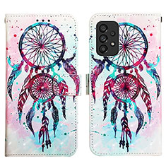 Leather Case Stands Fashionable Pattern Flip Cover Holder Y03B for Samsung Galaxy A53 5G Mixed