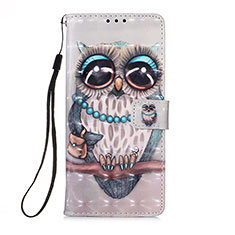 Leather Case Stands Fashionable Pattern Flip Cover Holder Y03B for Xiaomi Redmi K40 5G Colorful