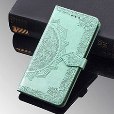 Leather Case Stands Fashionable Pattern Flip Cover L02 Holder for Xiaomi Mi 11 5G Green