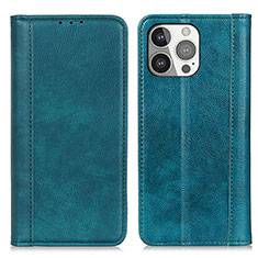 Leather Case Stands Flip Cover A08 Holder for Apple iPhone 14 Pro Max Green