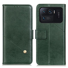 Leather Case Stands Flip Cover D04Y Holder for Xiaomi Mi 11 Ultra 5G Green