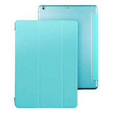 Leather Case Stands Flip Cover for Apple iPad Air Sky Blue