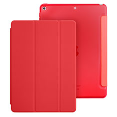 Leather Case Stands Flip Cover for Apple New iPad 9.7 (2017) Red