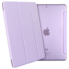 Leather Case Stands Flip Cover for Apple New iPad 9.7 (2018) Purple