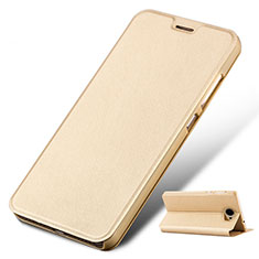 Leather Case Stands Flip Cover for Huawei Honor Play 5 Gold