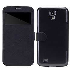 Leather Case Stands Flip Cover for Samsung Galaxy Mega 6.3 i9200 i9205 Black