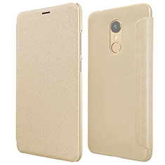 Leather Case Stands Flip Cover for Xiaomi Redmi 5 Gold