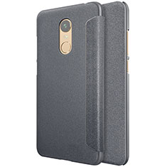 Leather Case Stands Flip Cover for Xiaomi Redmi 5 Plus Black
