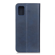 Leather Case Stands Flip Cover Holder A02D for Motorola Moto Edge S 5G Blue