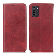 Leather Case Stands Flip Cover Holder A02D for Nokia G100 Red