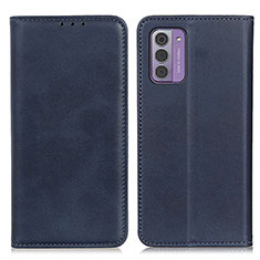 Leather Case Stands Flip Cover Holder A02D for Nokia G310 5G Blue