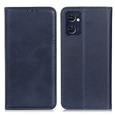 Leather Case Stands Flip Cover Holder A02D for OnePlus Nord CE 2 5G Blue