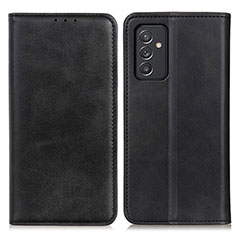 Leather Case Stands Flip Cover Holder A02D for Samsung Galaxy A35 5G Black