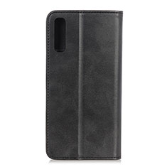 Leather Case Stands Flip Cover Holder A02D for Samsung Galaxy M02 Black