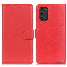 Leather Case Stands Flip Cover Holder A03D for Nokia G100 Red