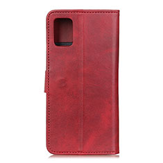 Leather Case Stands Flip Cover Holder A05D for Motorola Moto Edge S 5G Red