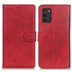 Leather Case Stands Flip Cover Holder A05D for Nokia G100 Red