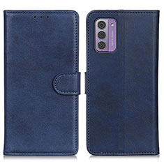 Leather Case Stands Flip Cover Holder A05D for Nokia G310 5G Blue