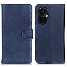 Leather Case Stands Flip Cover Holder A05D for Oppo K11x 5G Blue