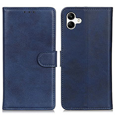 Leather Case Stands Flip Cover Holder A05D for Samsung Galaxy A04 4G Blue