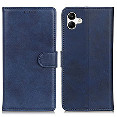 Leather Case Stands Flip Cover Holder A05D for Samsung Galaxy A04E Blue