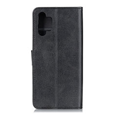 Leather Case Stands Flip Cover Holder A05D for Samsung Galaxy A32 4G Black