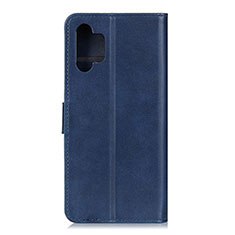 Leather Case Stands Flip Cover Holder A05D for Samsung Galaxy A32 4G Blue