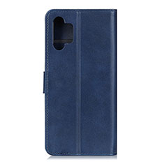 Leather Case Stands Flip Cover Holder A05D for Samsung Galaxy A32 5G Blue