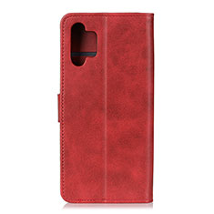 Leather Case Stands Flip Cover Holder A05D for Samsung Galaxy A32 5G Red