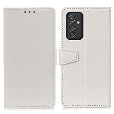 Leather Case Stands Flip Cover Holder A06D for Samsung Galaxy A05s White