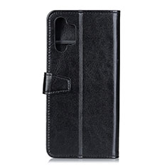 Leather Case Stands Flip Cover Holder A06D for Samsung Galaxy A32 5G Black
