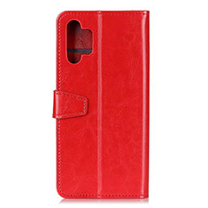 Leather Case Stands Flip Cover Holder A06D for Samsung Galaxy A32 5G Red