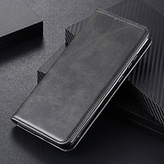 Leather Case Stands Flip Cover Holder A07D for Motorola Moto G14 Black