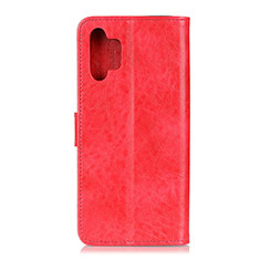 Leather Case Stands Flip Cover Holder A07D for Samsung Galaxy A32 5G Red