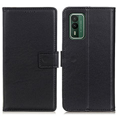 Leather Case Stands Flip Cover Holder A08D for Nokia XR21 Black