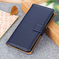 Leather Case Stands Flip Cover Holder A08D for OnePlus 9 5G Blue