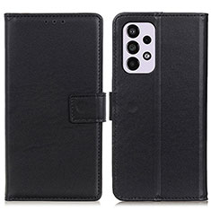Leather Case Stands Flip Cover Holder A08D for Samsung Galaxy A33 5G Black